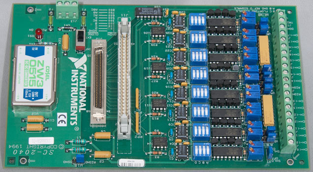 National Instruments SC-2040 8 Channel Sampling Differential Amplifier (MIO-16E
