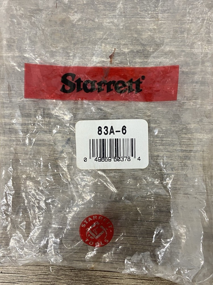 STARRETT No. 83A-6 6" Spring Divider with Flat Legs - Solid Nut - USA