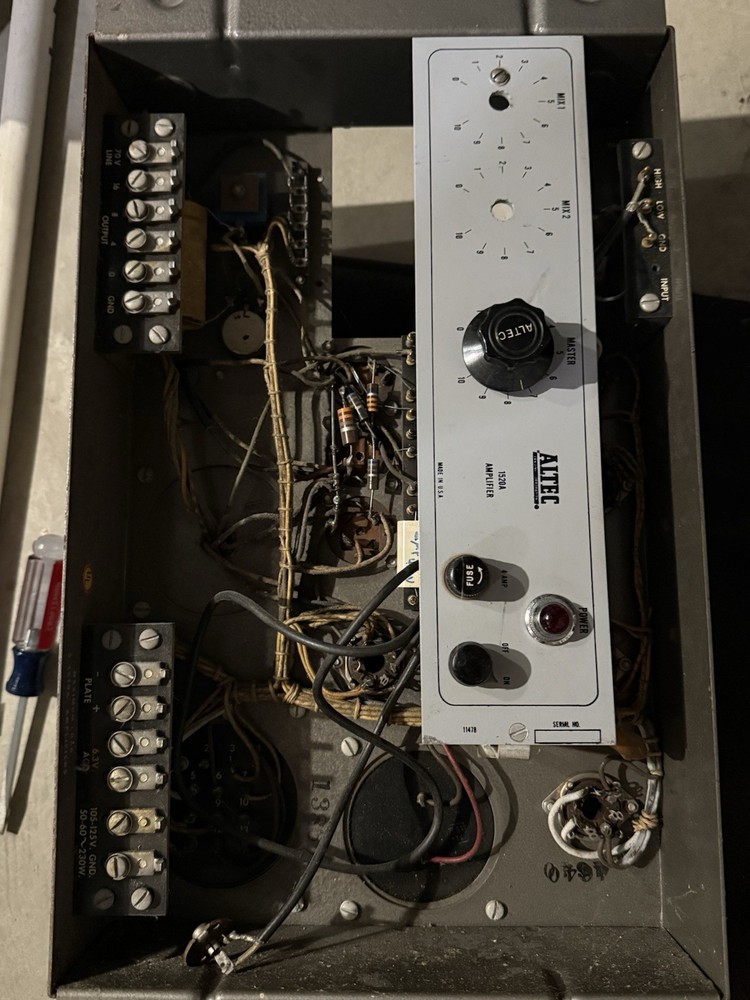 Altec 1520A tube amp