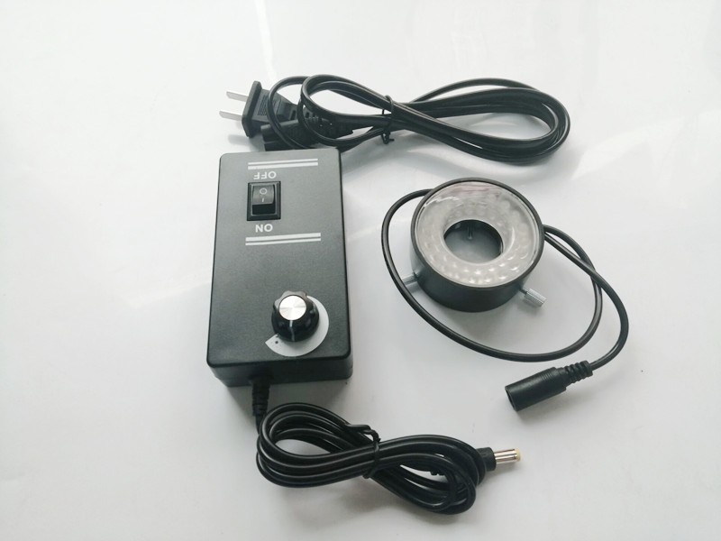 LED Ring Light Source CCD Stereo Microscope Metal Lamp Head Diameter27/48mm