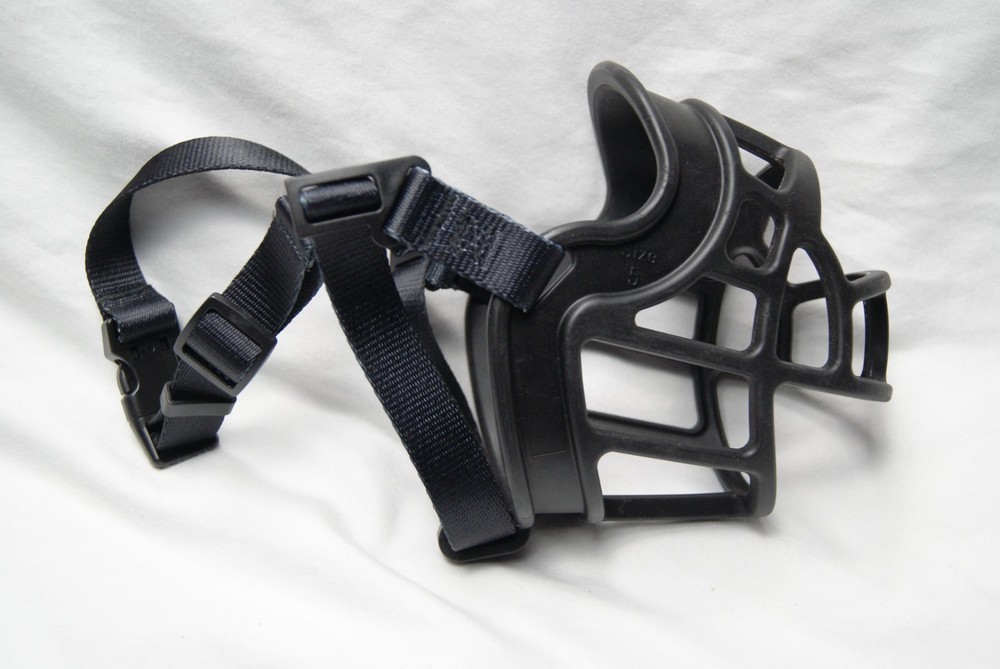 dog soft basket muzzle size 5 humanized silicone