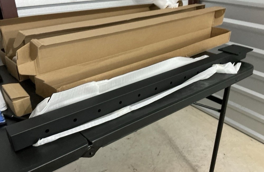 Gyykzz 4 Pack Side Mount Level Drilled Cable Railing Post 36"x2"x2"