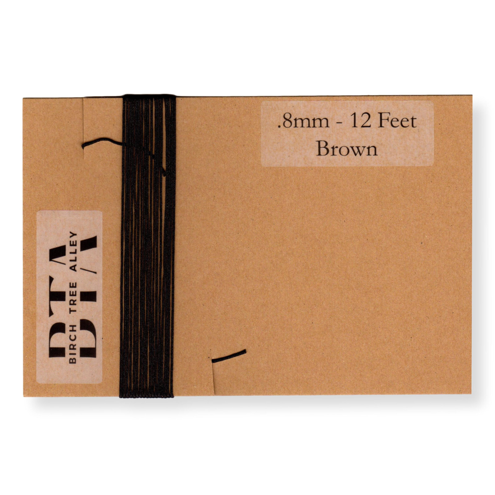 12 Ft Radio Dial Cord BRAIDED String .8mm (144") Vintage Tube Radio Tuner BROWN