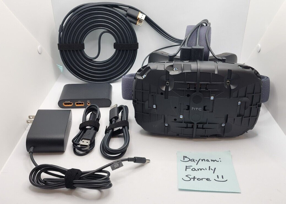RARE VALVE HTC Vive 🔥PROTOTYPE 🔥 Developer VR Headset Kit, Linkbox, and Cables