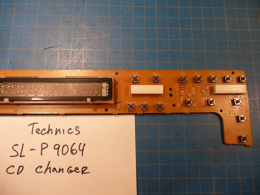 Technics SL-P9064 CD Changer Replacement Display Cir Board Part # RJB1007AA