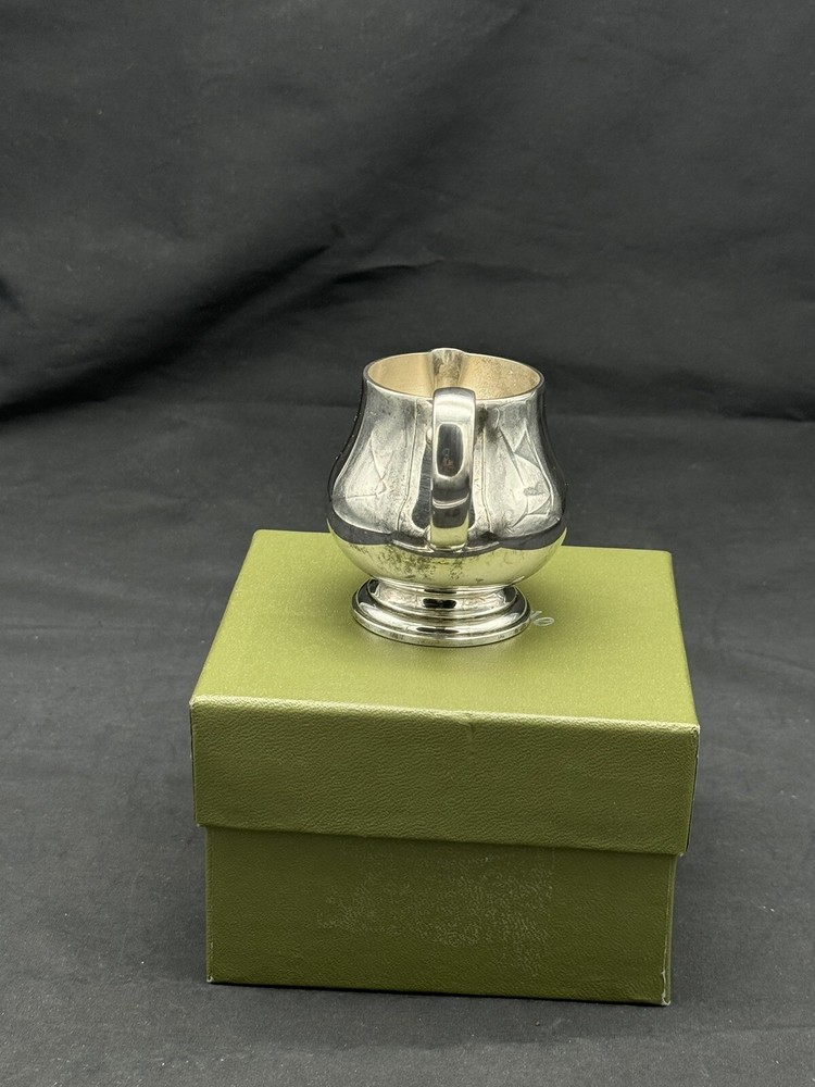 Small CHRISTOFLE SILVERPLATE CREAMER w/ Box