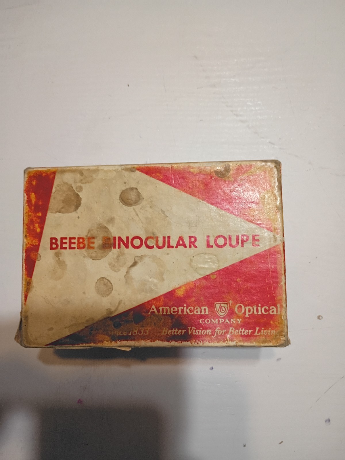 American Optical Beebe Binocular Loupe with Original Box