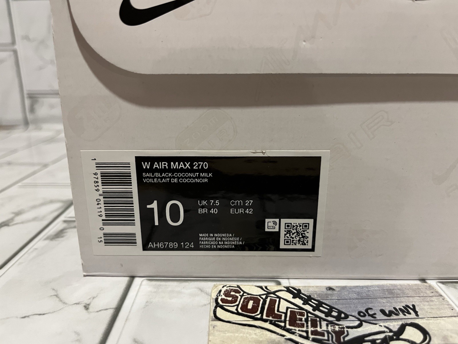 New Nike Air Max 270 Yellow White Running Gym Workout Training Shoes Womens