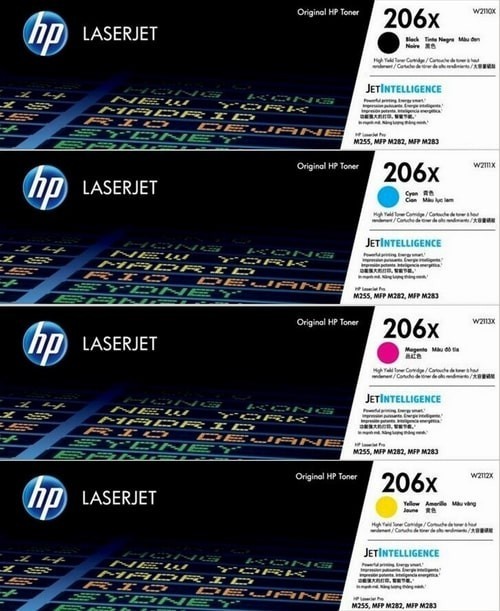 W2060X 206X HP Toner Set High Yield CMYK OEM Genuine FAST SHIPPING