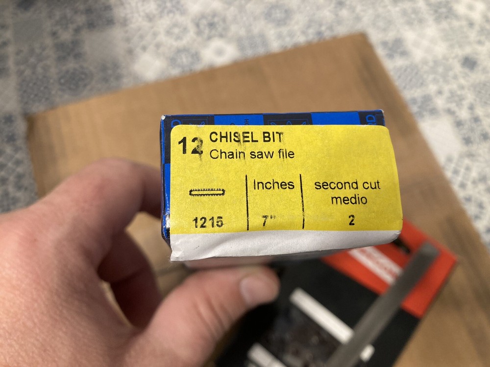 PFERD Double Bevel Chisel Bit Chainsaw File 17082