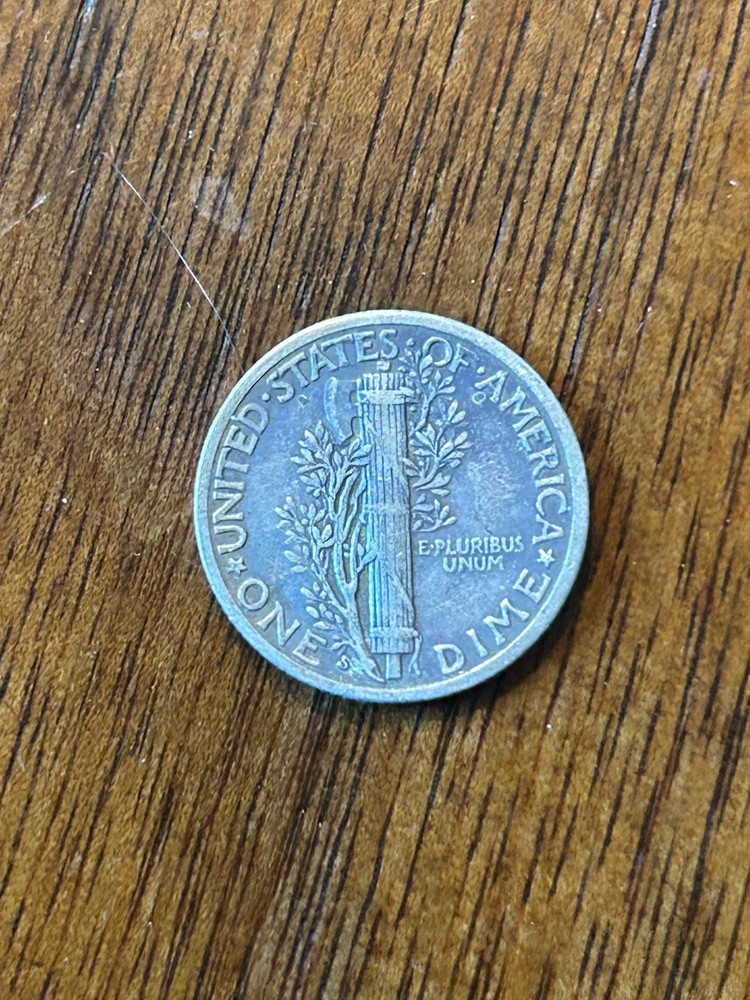 1937S Mercury Dime VF