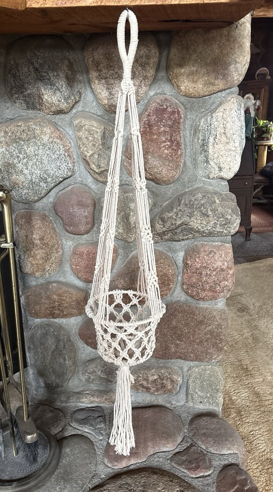Hanging Macrame Plant Holder 40” Long