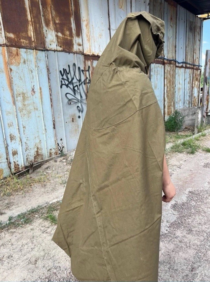 Soviet russian red army soldier rain cape poncho plash-palatka tent coat