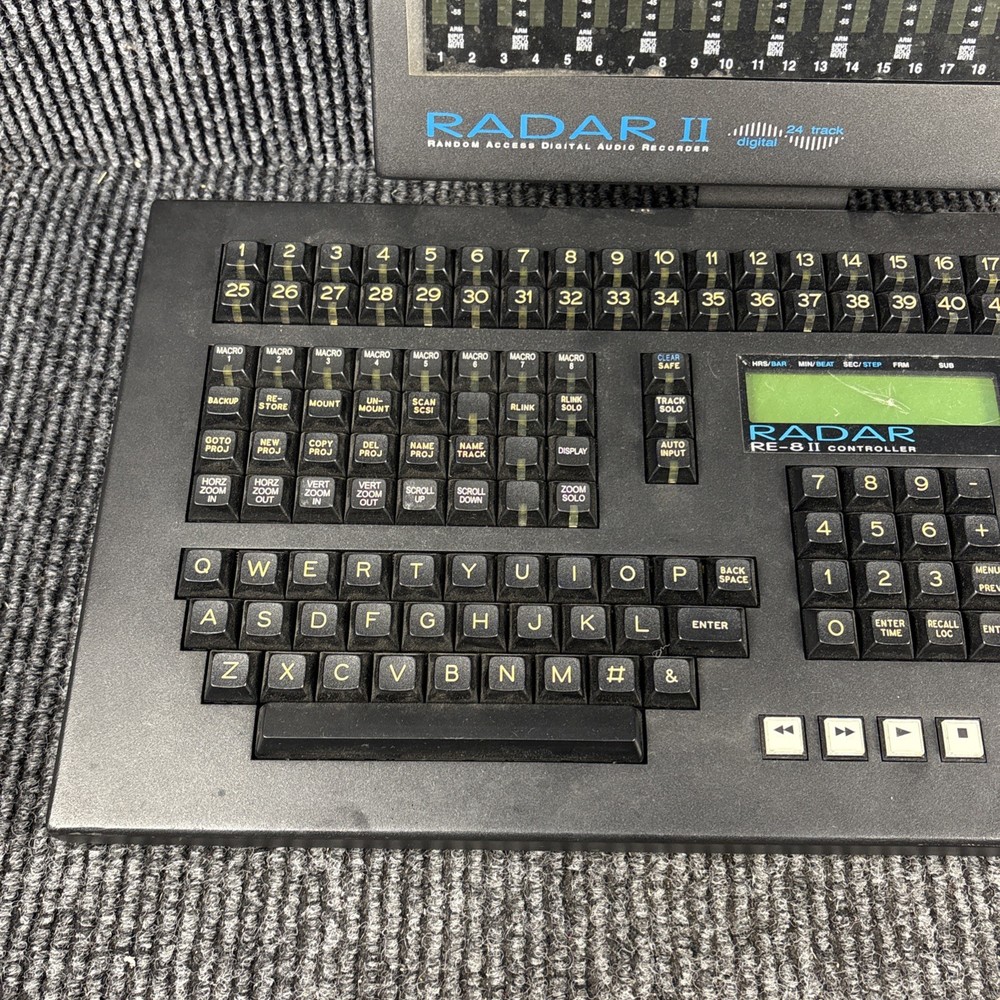 OTARI Radar II RE-8 II Controller with Meter Bridge UNTESTED AS IS