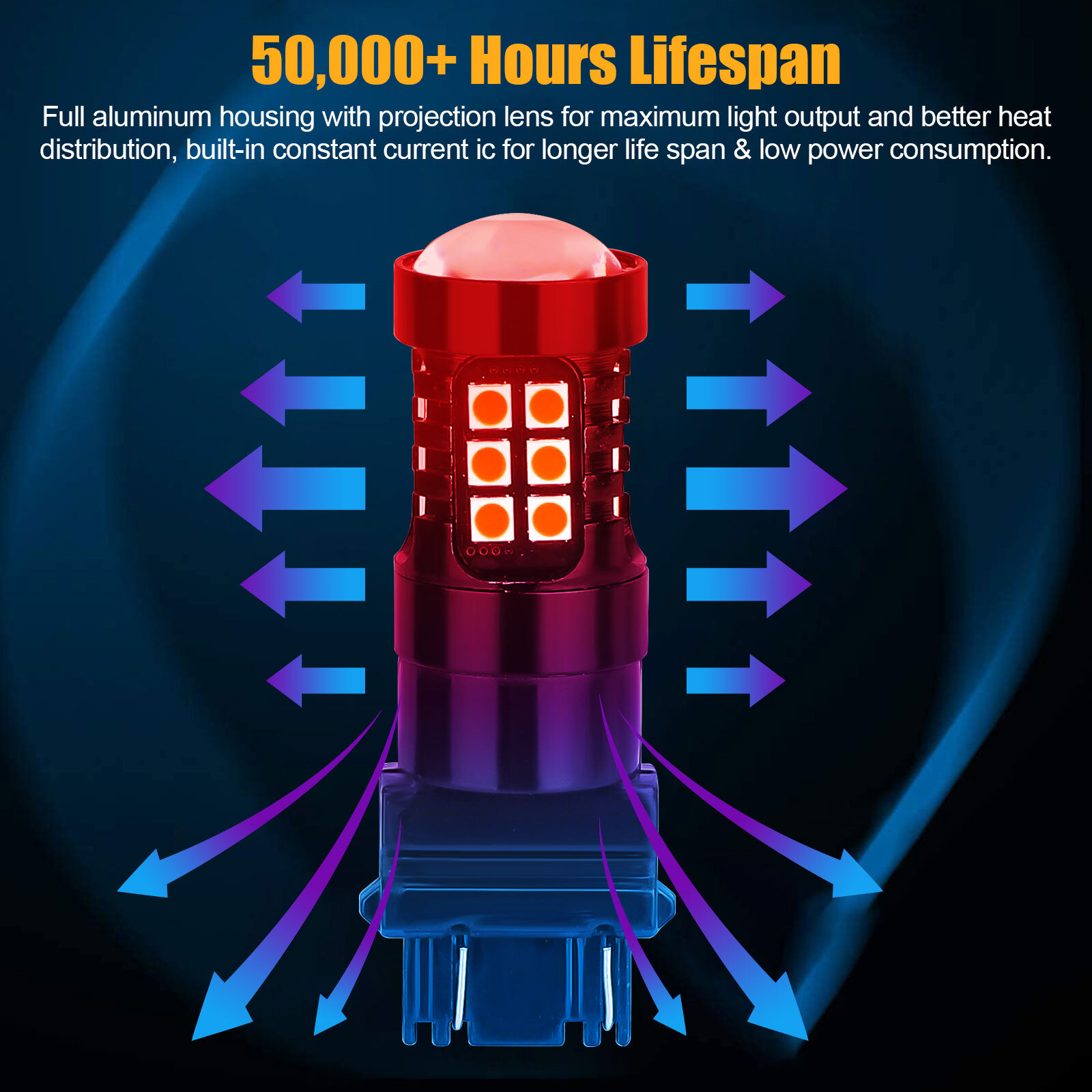 4x Amber LED Turn Signal Light + Side Marker Bulb For Chevy Silverado 1500 Tahoe