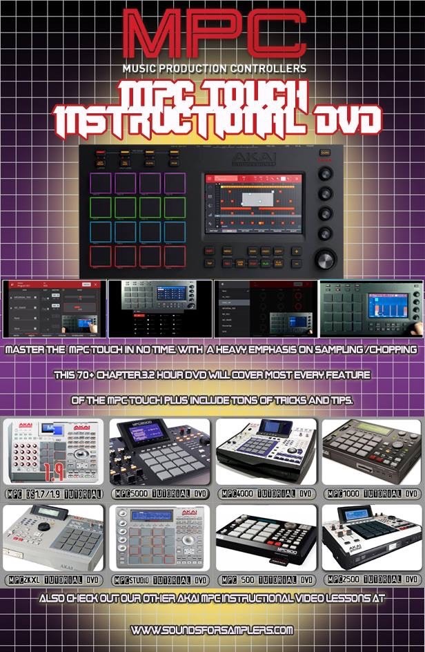 Akai MPC Touch Instructional DVD Tutorial