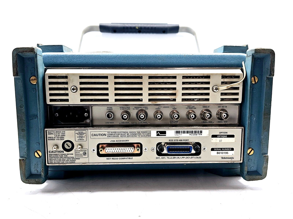 TEKTRONIX 2797 HIGH PERFORMANCE 100HZ - 7.1GHZ SPECTRUM ANALYZER