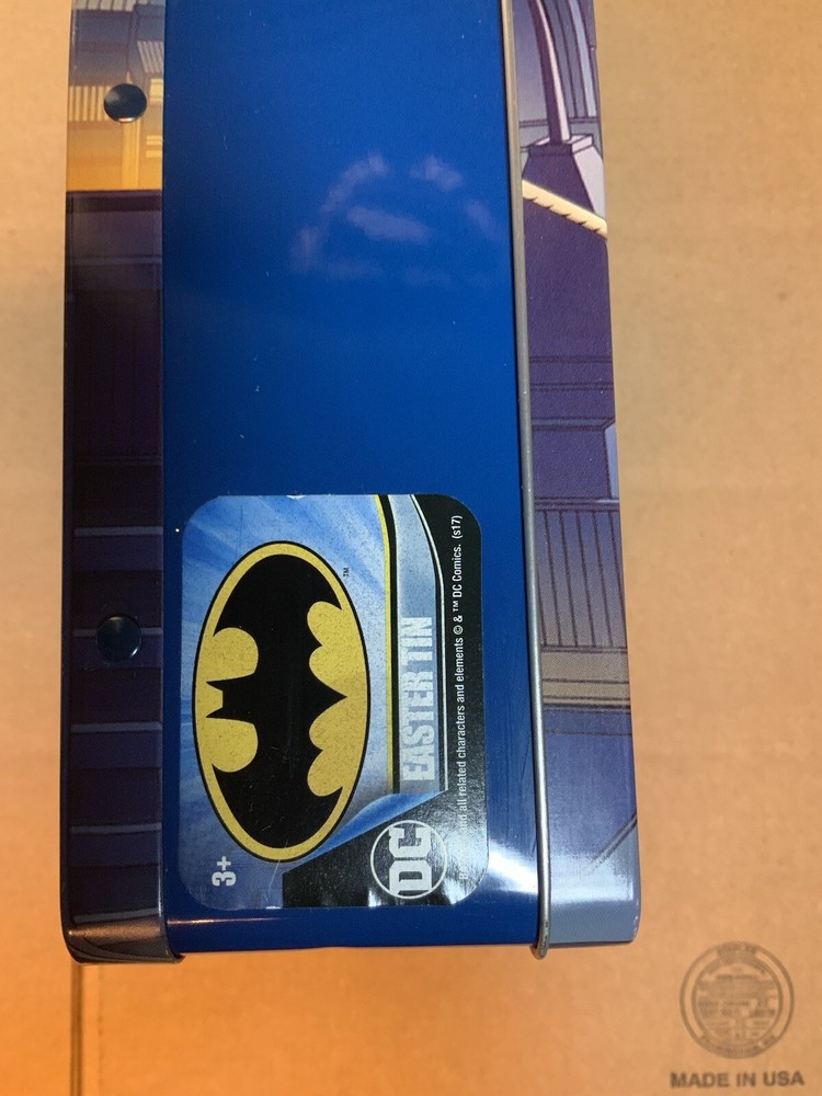 Vintage Style Batman Easter Tin