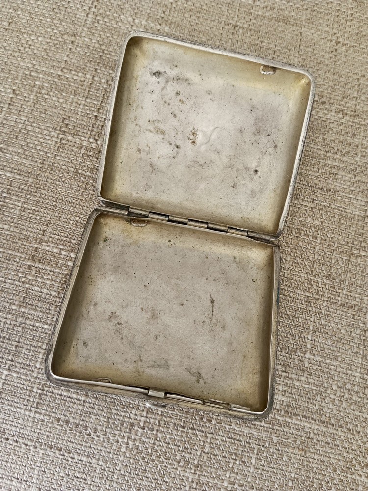 ✅ Caesarian (Old Russian) Solid Silver/Enamel Cigarette Case - RARE VINTAGE ✅