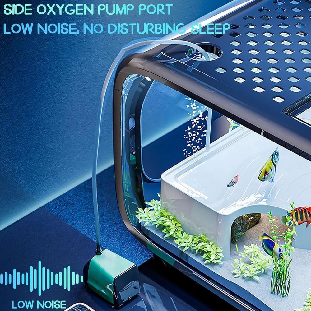 Smart Ecosystem Fish Cister with Auto Feed Function for Fish&Marine Animals HIPS