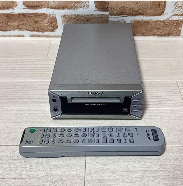 Sony MDS-PC2 MD Deck MiniDisk PLAYER RECORDER DECK with remote control Tested