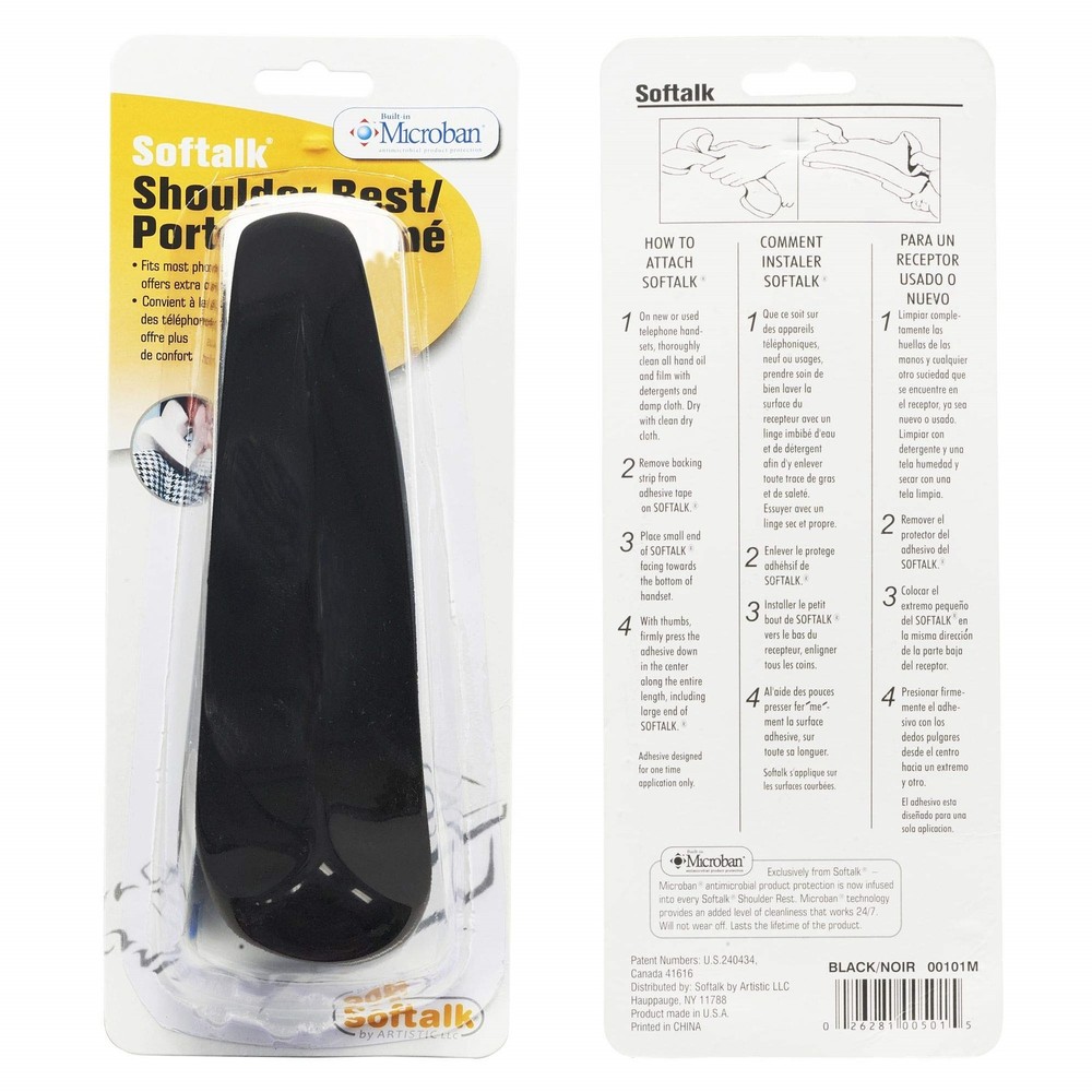Softalk Antimicrobial Telephone Shoulder Rest