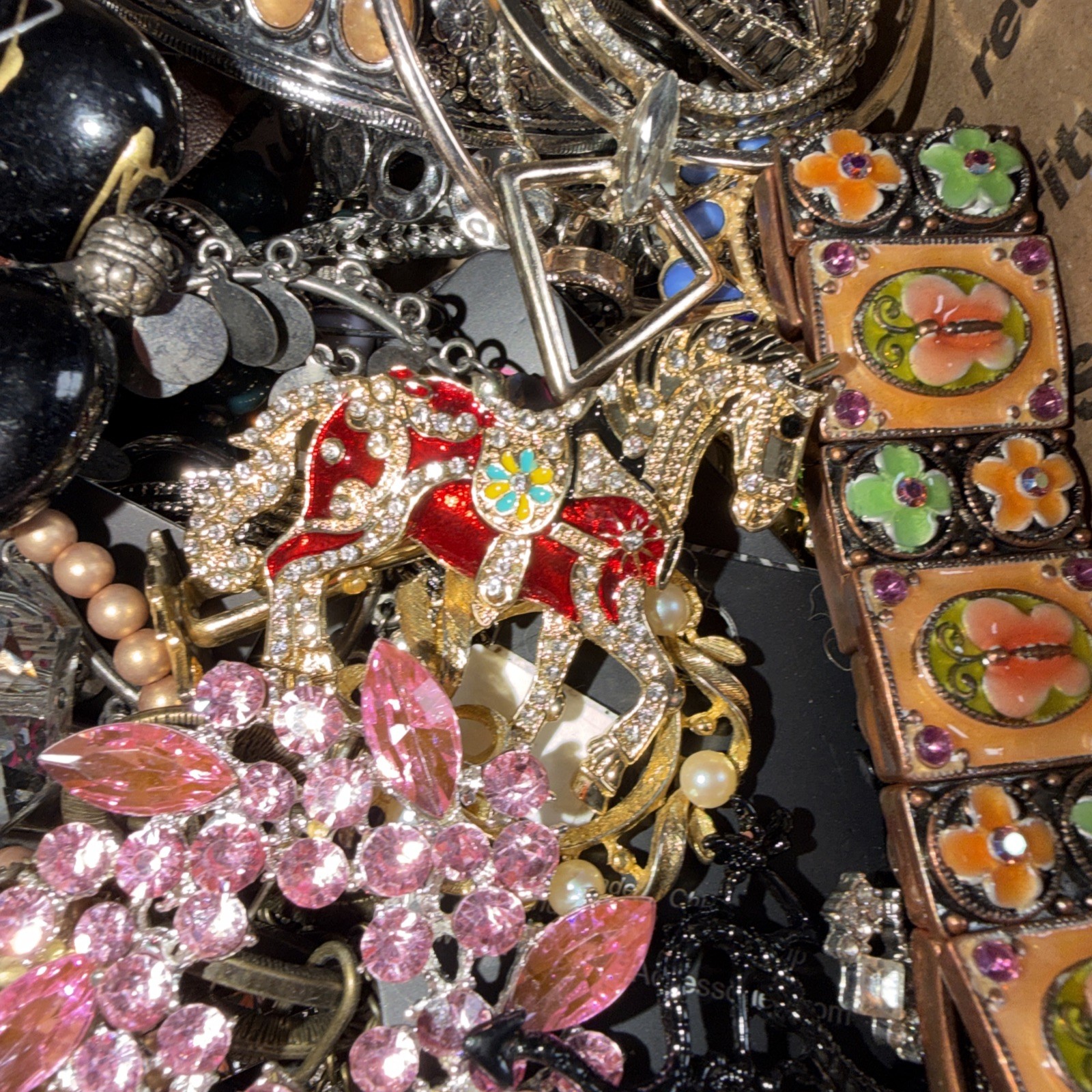 Vintage to Now Jewelry Lot, All Wearable Untested. No Junk. Box A2