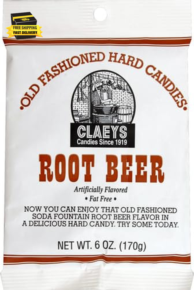 , Old Fashioned Hard Candy Root Beer, 6 Oz ⭐️⭐️⭐️⭐️⭐️