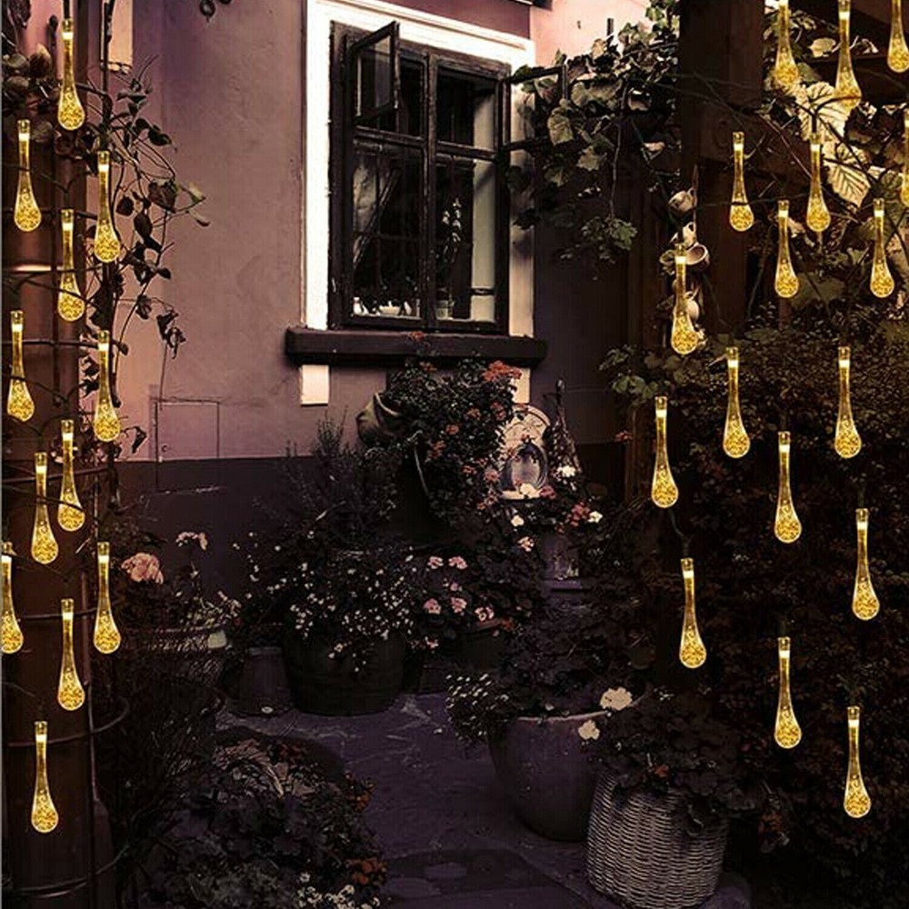 30 LED Solar String Lights Outdoor Waterproof Christmas Lights Yard Tree deco
