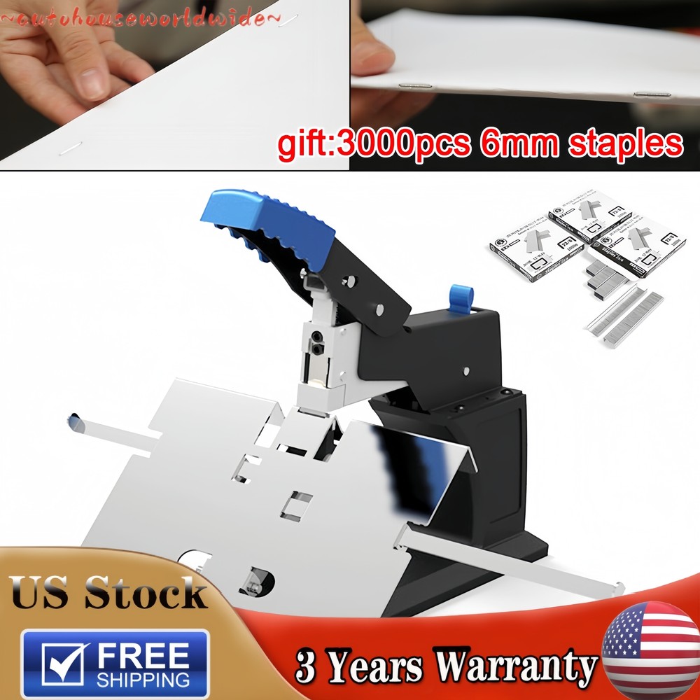 Desktop Manual Saddle-stitchers Riding Stapler Machine Table Top Manual Stapler