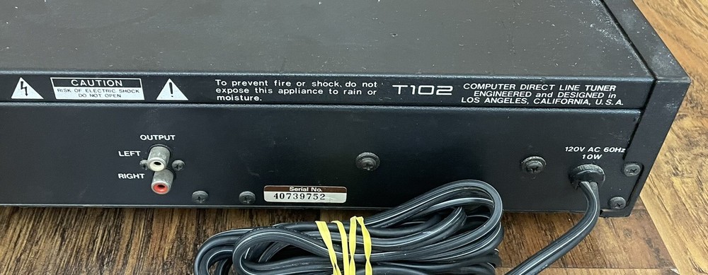 Power Tested Only — SAE T102 Computer Direct Line Digital Tuner