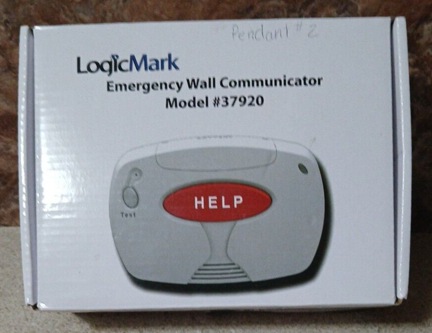 Logicmark 37920 Emergency Wall Communicator White Freedom Alert LifeSentry