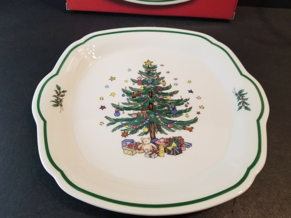 Happy Holidays by Nikko 10" Serving Tray with Box
