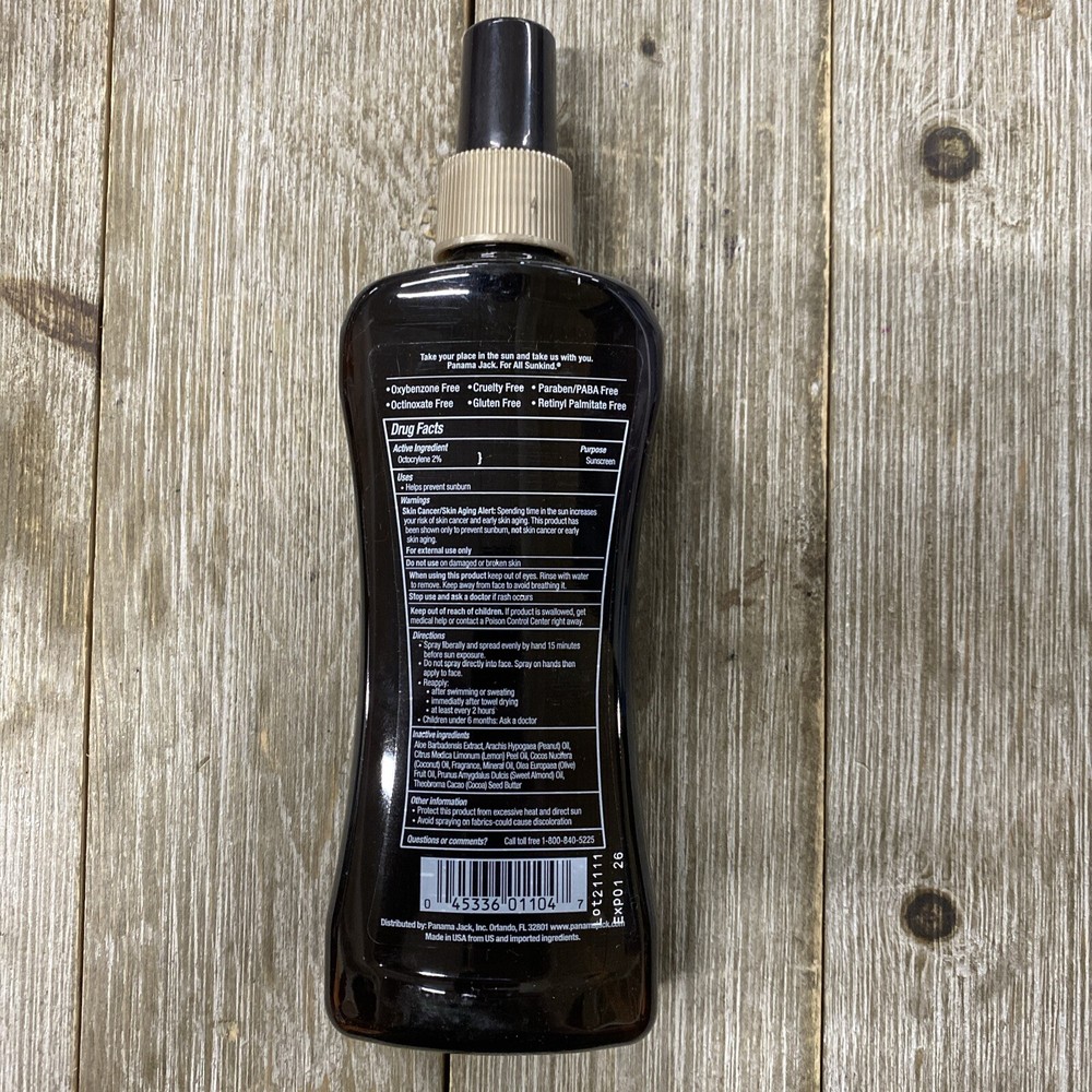 Panama Jack Tanning Oil SPF 4 Antioxidant Moisturizing