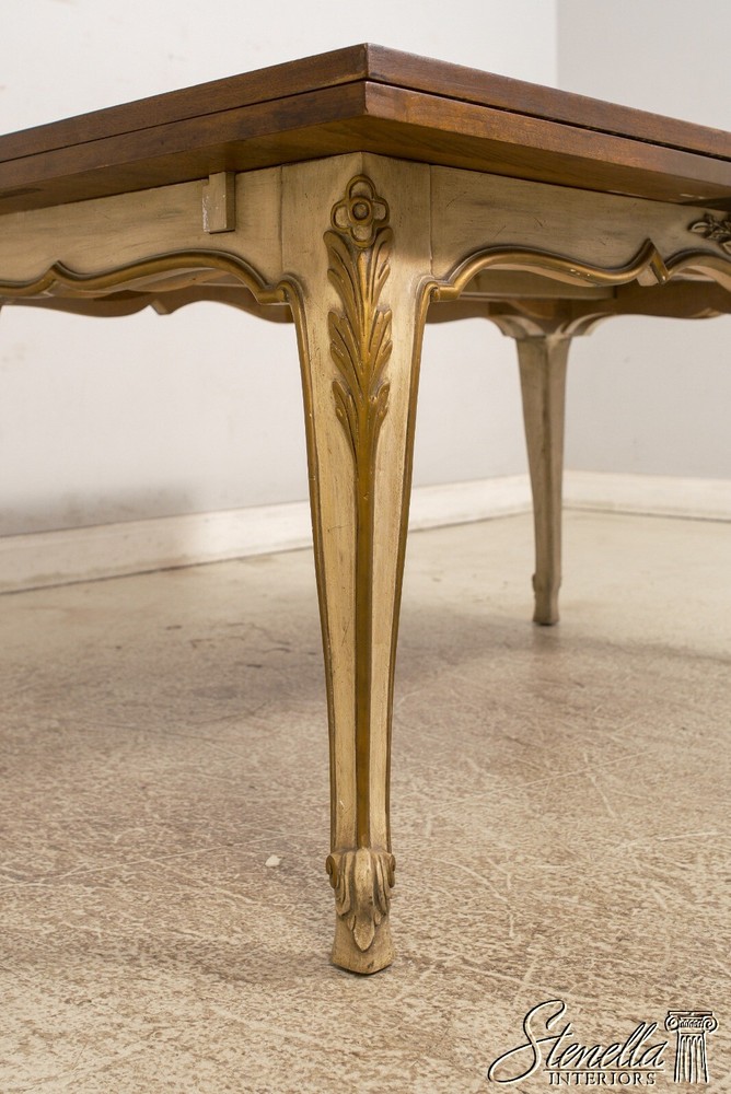 L67677: KARGES French Style Walnut Dining Room Table