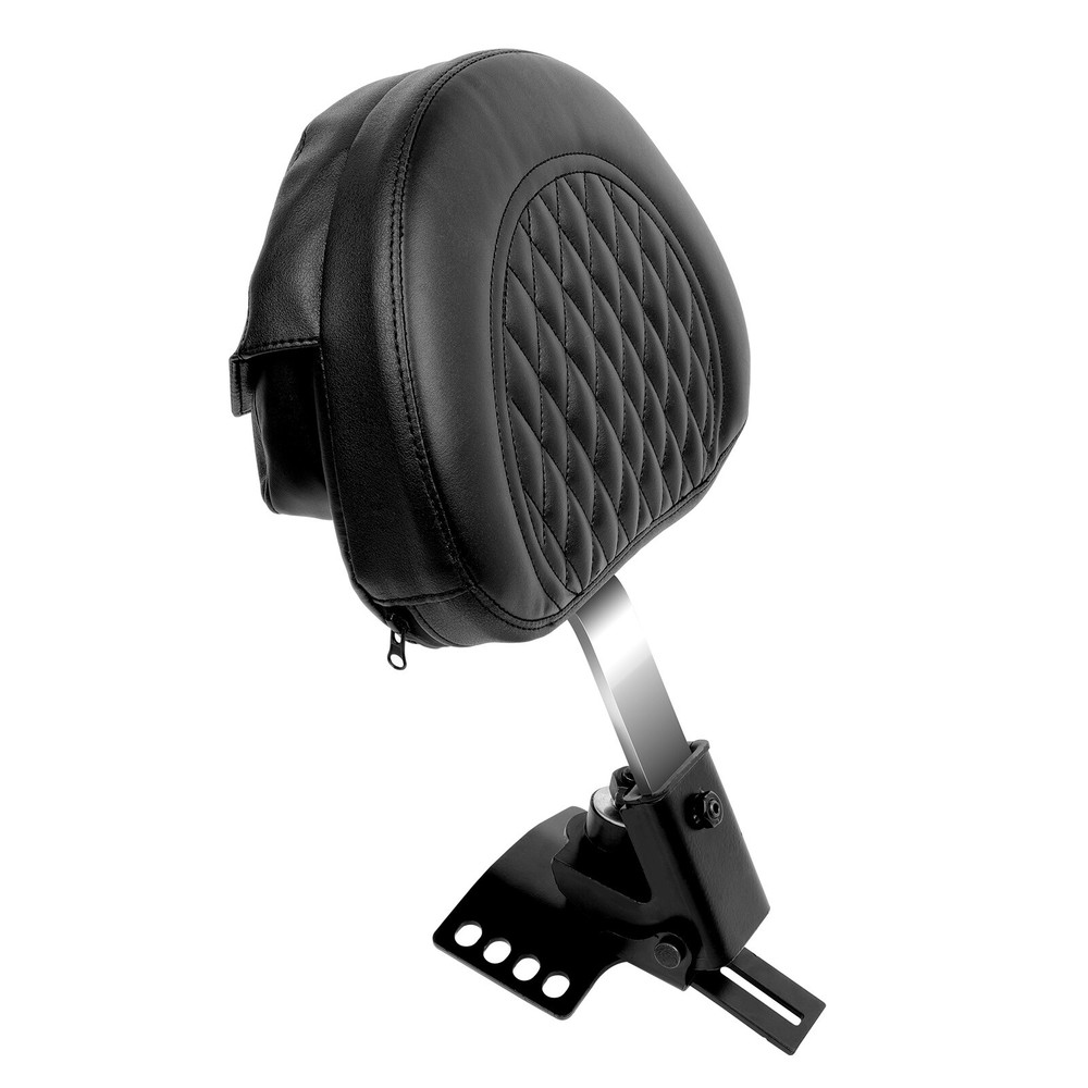 Adjustable Plug-in Driver Rider Backrest Pad For Harley Tri Glide Ultra Classic