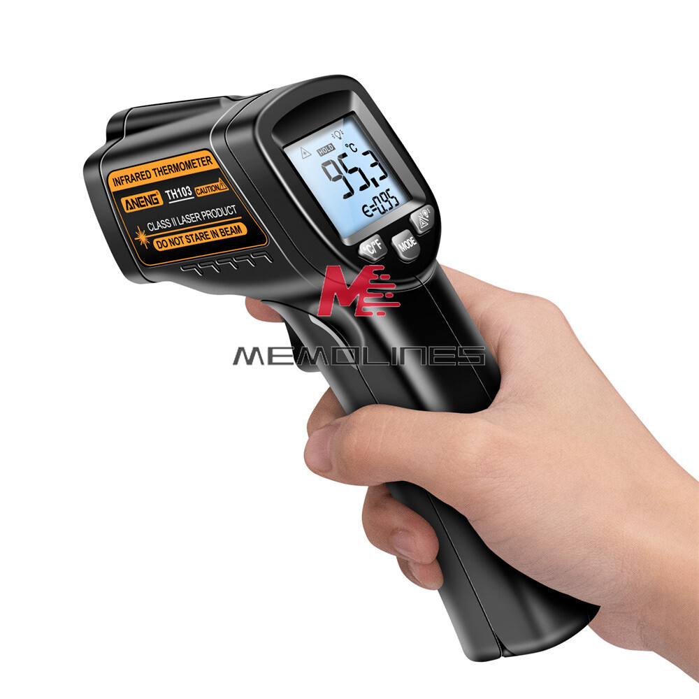 ANENG TH103 Digital Infrared Laser Thermometer LCD Backlight Industrial Meter