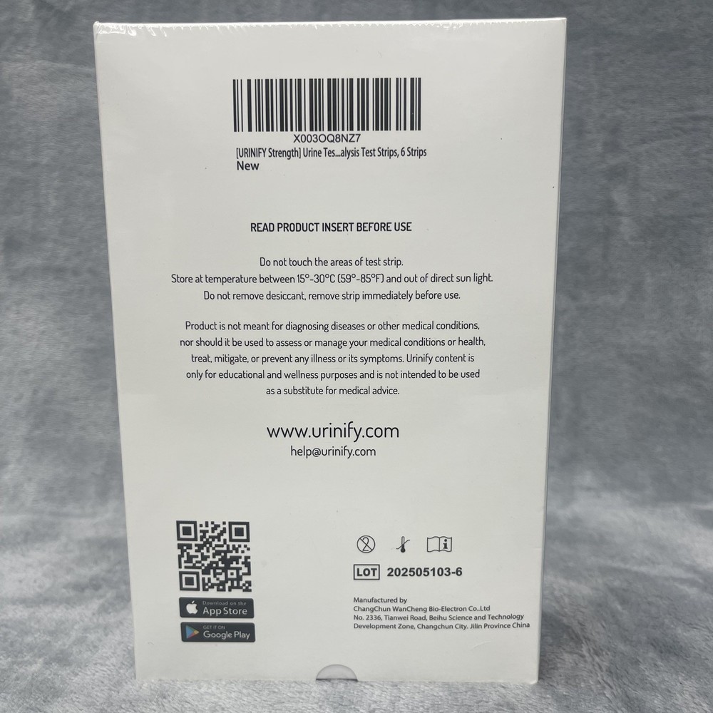 Urinify Strength General Wellness Urine Test Strips, 3 Strips
