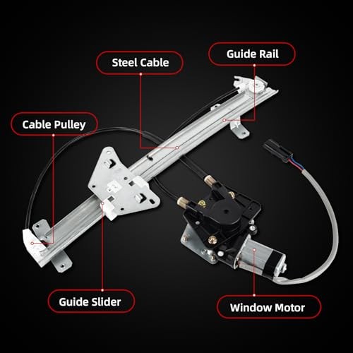 Front Left Driver Side Power Window Regulator with Front Left (Driver Side)