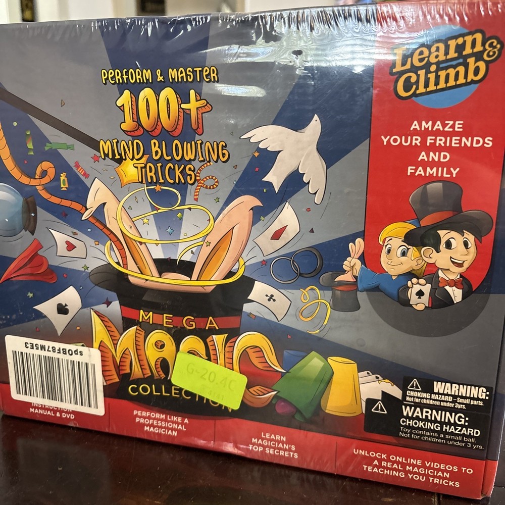 Learn and Climb Perform Hundreds Today's Most Exciting Tricks Magic Kit -...