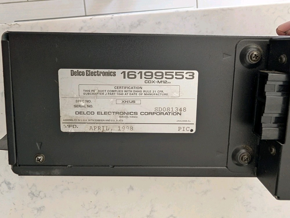 Delco 12 Disc CD Changer