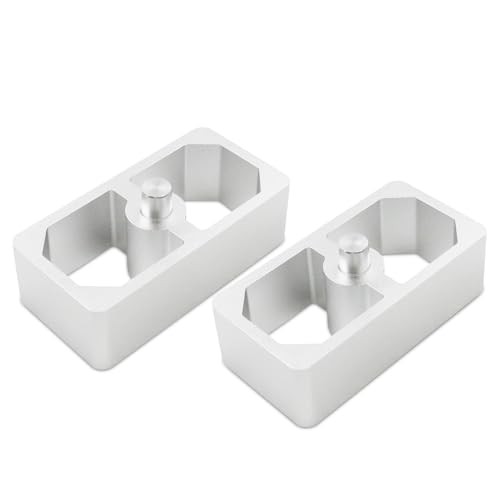 Universal Aluminum Leaf Spring Lowering Block Kit Versatile for 2 Pack 1.5 Inch