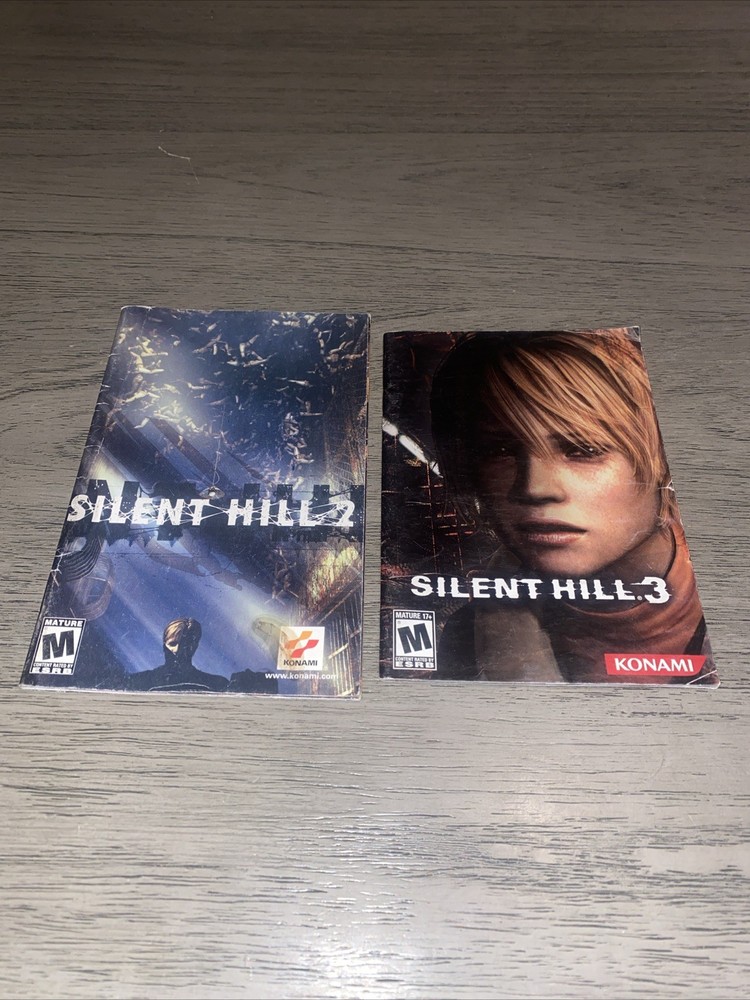 Silent Hill 2&3 Manuals Only PC Personal Computer Manuals