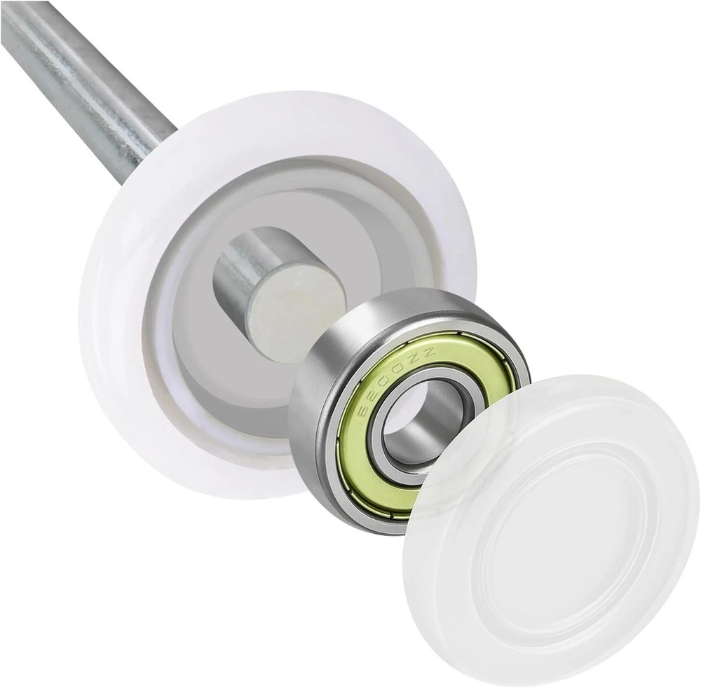 High Performance 2" Nylon Sealed Garage Door Rollers 12 Pack