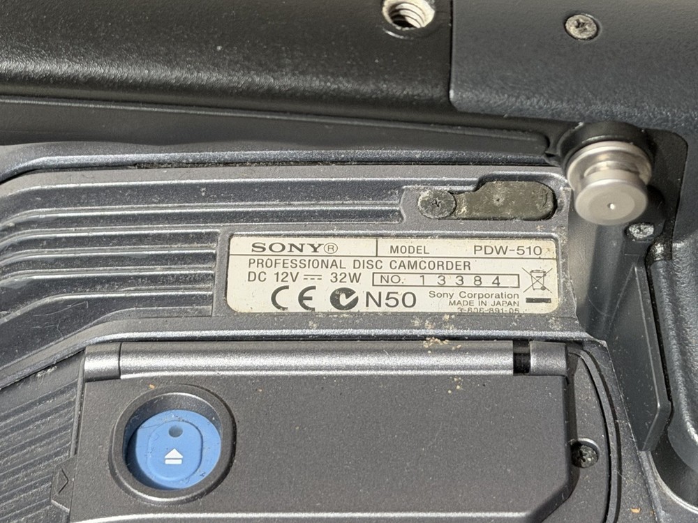 Sony PDW-510 professional Disk Camera With Lens