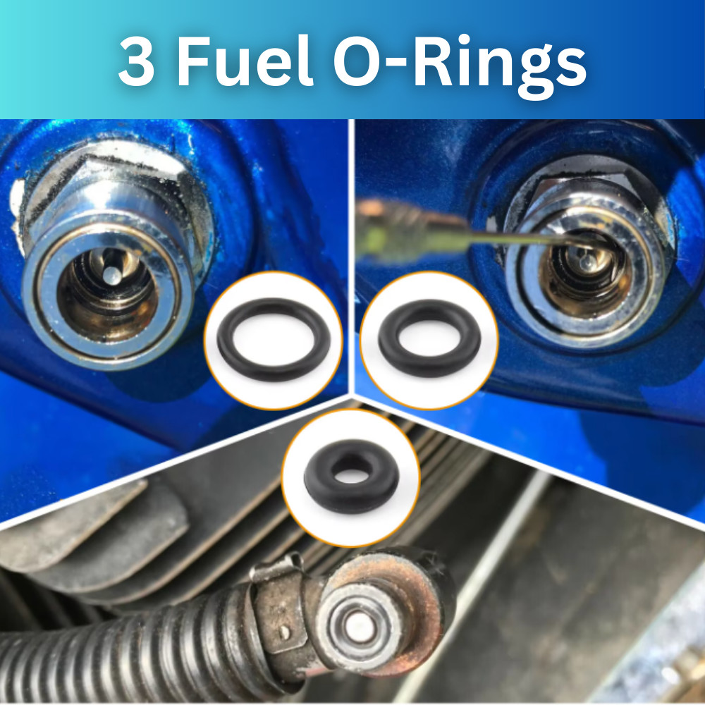 ✅ Harley Davidson Fuel Line Delphi Quick Disconnect Repair O Ring Kit 3 Pieces