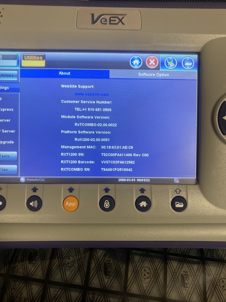 VeEX RXT RXT-3000 Combo Test Module