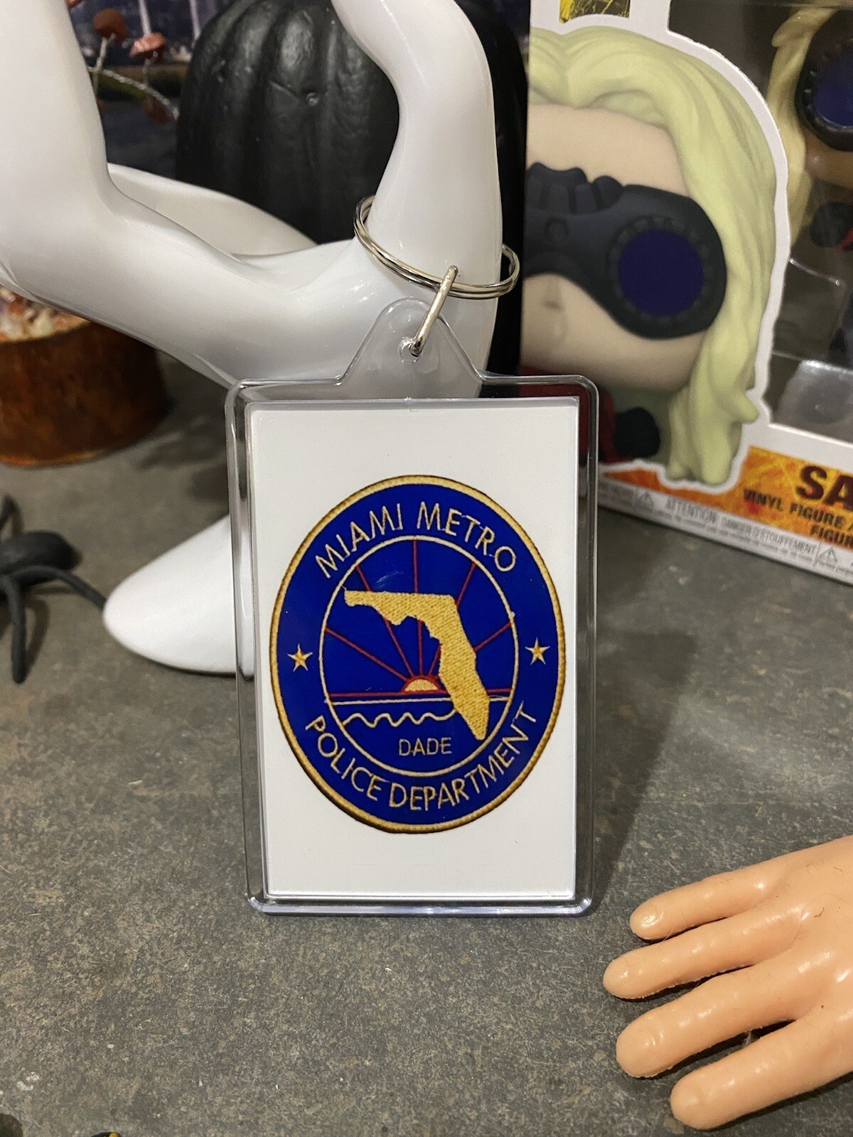 Dexter Morgan Miami Metro Photo ID - Tribute Keychain - Novelty Key Ring