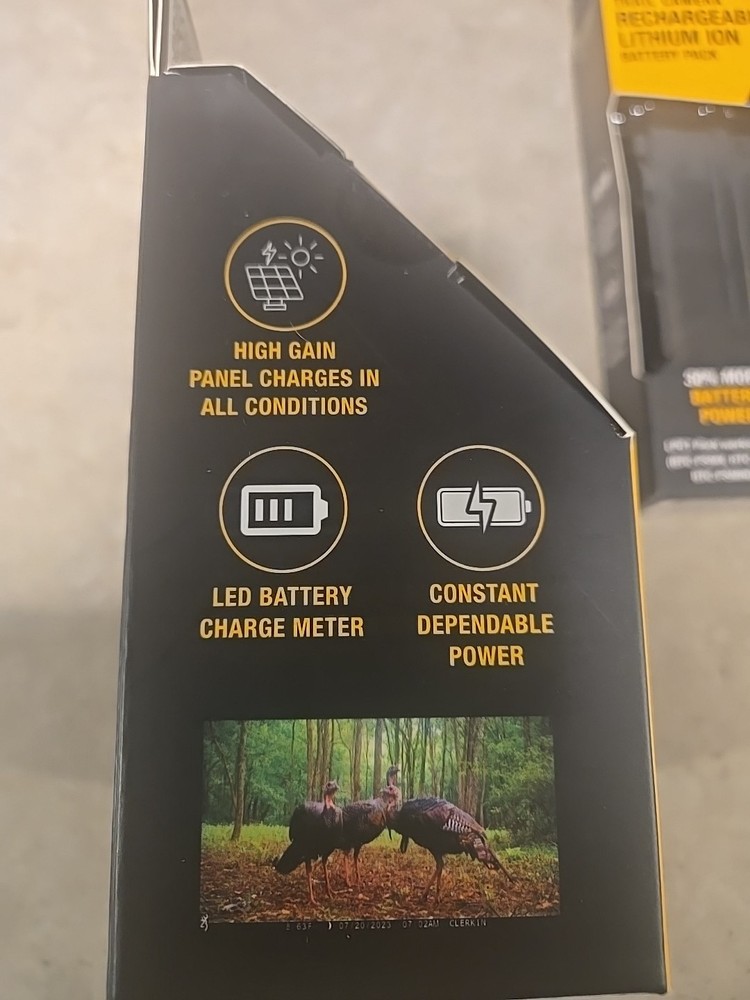 Browning Micro Solar Battery Pack Lot