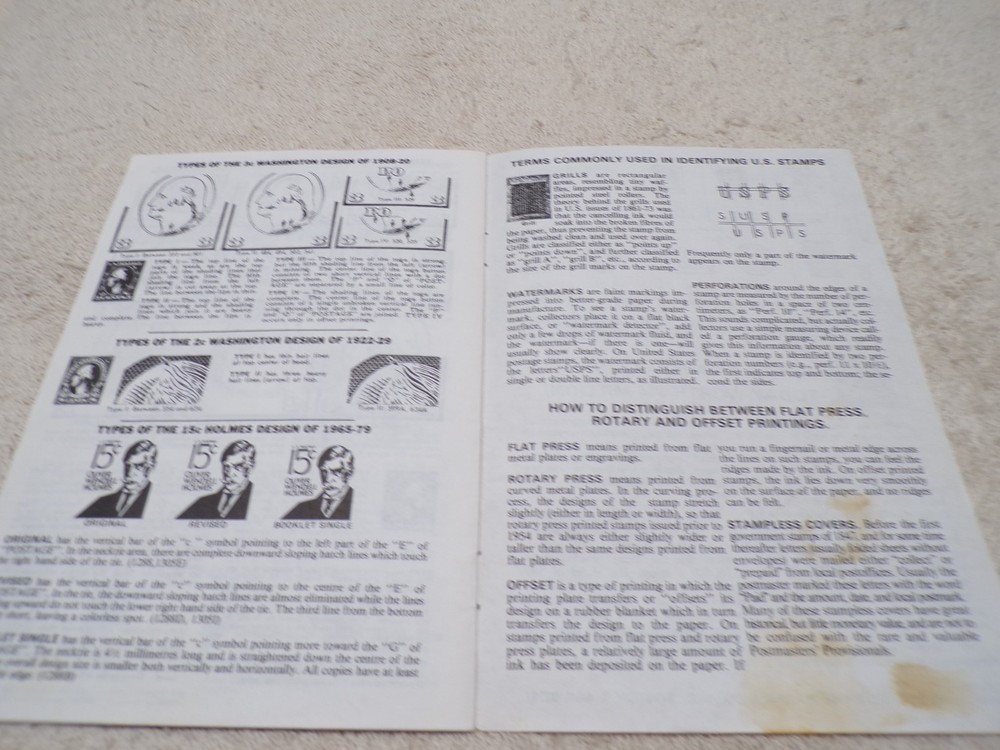 1983 HARRIS STAMP FINDER BOOKLET H.E. HARRIS & CO. STAMP COLLECTING INFORMATION